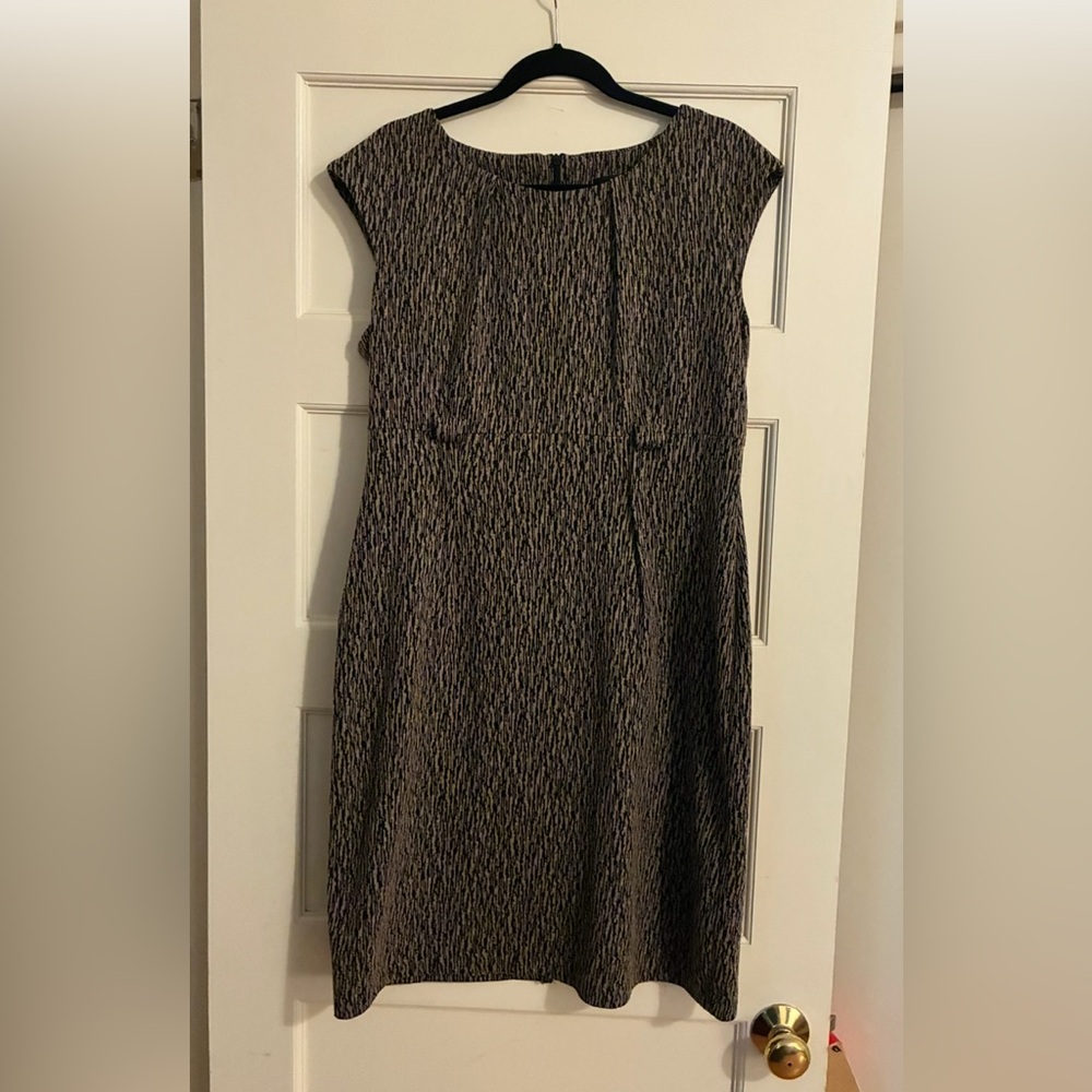 Connected Apparel Zebra Print Dress